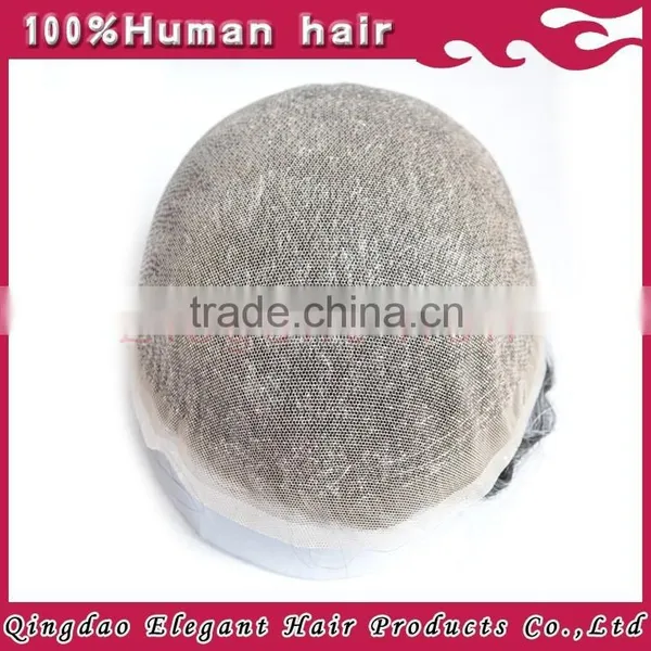 100% Virgin Remy Top Quality Human Hair Toupee for Men Wholesale photo-2