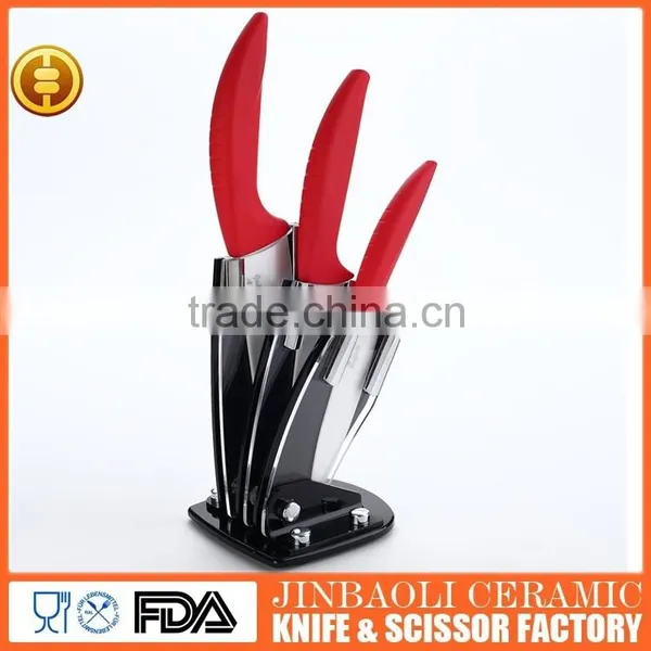 Comfortable Handle Ceramic Handle White Blade Kitchen Knife photo-3