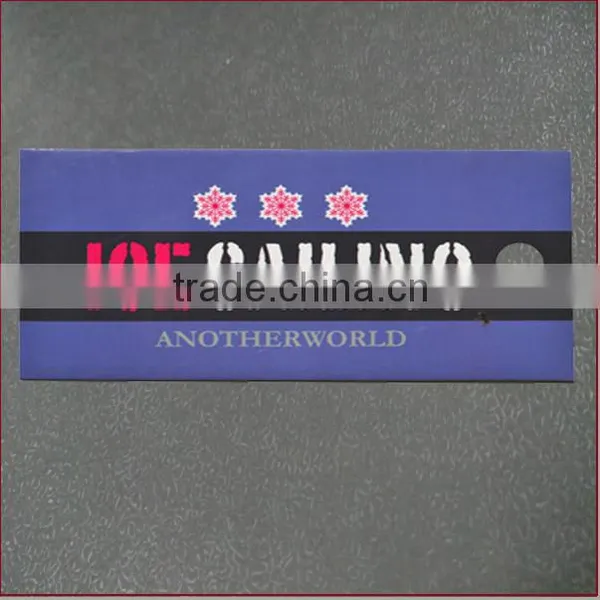 Wholesales Paper Hang Tag for Garment, Print Paper Hang Tag , Clothing Paper Hang Tag photo-4