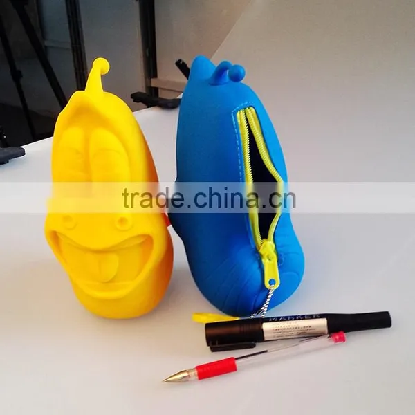 2015 Cartoon Silicone Pencil Pouches/cute Pencil Pouch photo-5