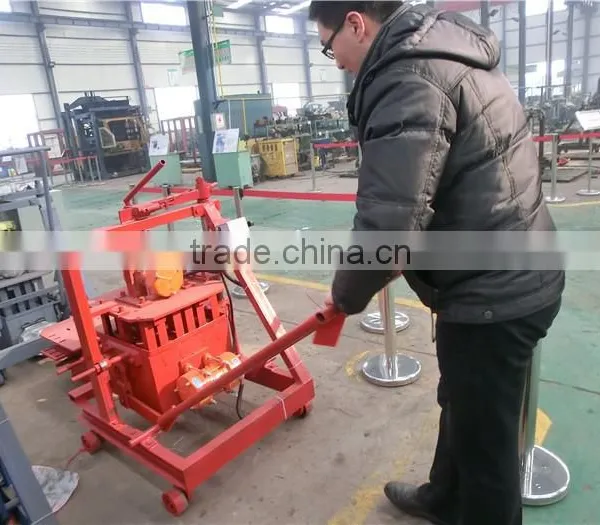 QT40-3C Mini Building Machine Manul Cement Brick Making Machine photo-4
