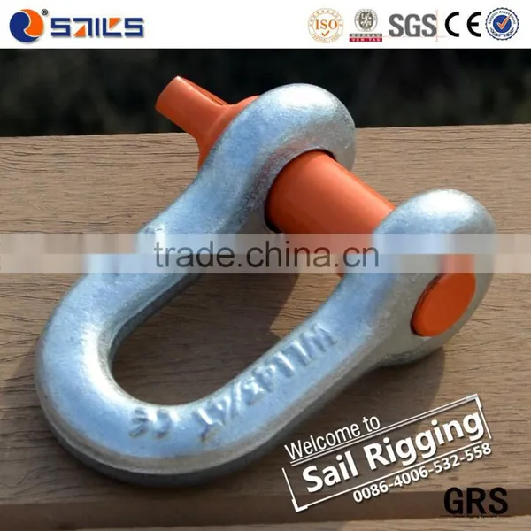 Carbon Steel Electro Galvanized us Type G210 d Shackle With Screw Pin photo-2