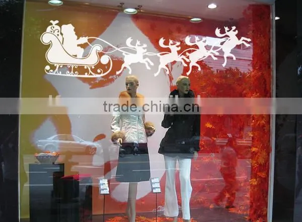 [Alforever]Santa Claus Rid Deer Bring Gift-Tribal Decal Vinyl Car Wall Laptop Sticker photo-6
