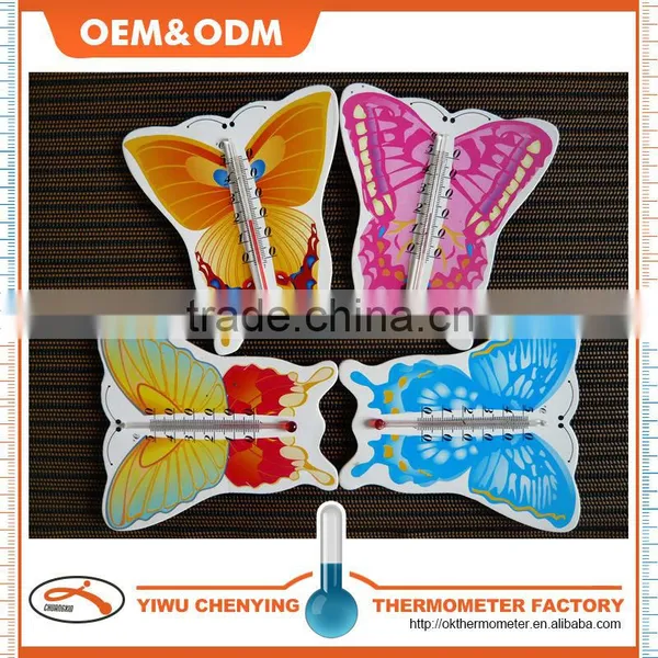 Fridge Thermometer w/ Magnetic Used Refrigerator Door Artpaper and Red Kerosene Filled Cheap Price Accurate Temperature