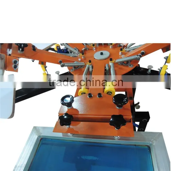 Jute Bag Roll to Roll 6 Color 6 Station Screen Printing Machine photo-5