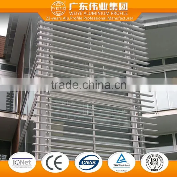 Anodized/powder Coated Aluminium Interior Security Shutters Aluminum Window Louver photo-2