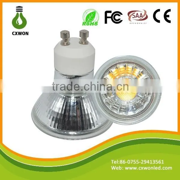 Gu10 Led Spot Lamp Cob 185-260v Input Voltage 5w Quartz Glass Cob Spotlight With ce Rohs photo-2