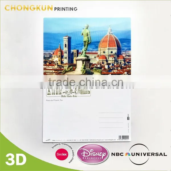 Custom 3D Lenticular Post Card