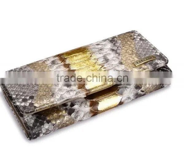 Original ICARER Real Python Leather Wallet Bag Clutch MT-5509 photo-6