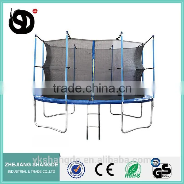 14 Big Heavy Duty Moonwalker Trampoline Round Fitness Mats With Child Safety Net photo-2