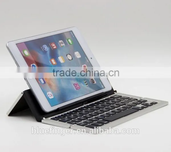2015 Newest Design Universal Folding Bluetooth Aluminum Keyboard for All Tablets and Smart Phones photo-2