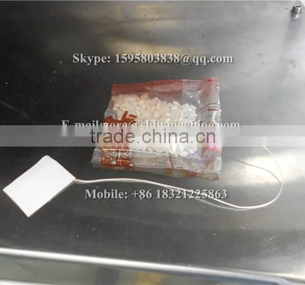 Automatic Tea Bag Packing Machine With Inner and Outer Bag Thread and Label Supplier's Choice photo-6