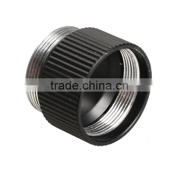 Black Extension Flashlight Tube Joint Adapter Flashlight Extender for Flashlight 18650 photo-3