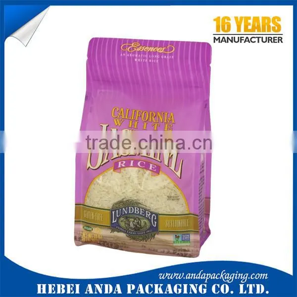 10kg Rice Printed Nylon Packing Bags /5kg Bag of Rice Vacuum Packaging/ Rice Plastic Packing Bags photo-5