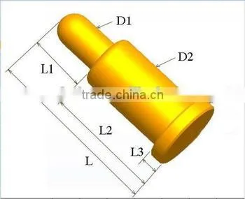 Gold Plating 2pin Connector,ic Test Socket photo-2