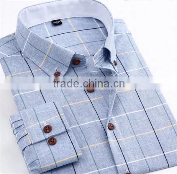 Custom Made Stylish Check Shirts for Men 100% Polyester Shirts photo-4
