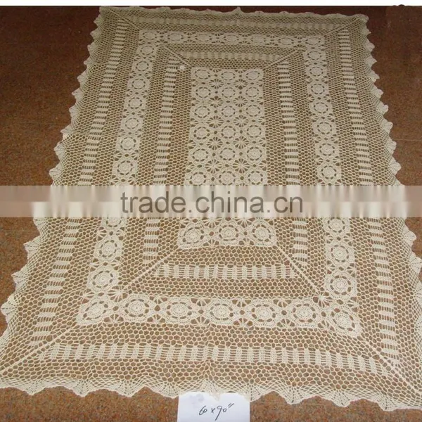 2016new Fashion Crochet With Lace Tablecloths