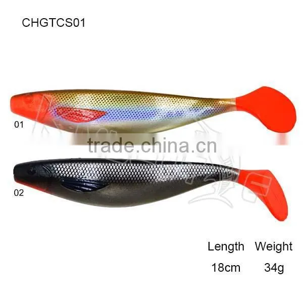 CHGTCS01factory Wholesa Price Popular Design 2016 Soft Shad Fishing Lure photo-2