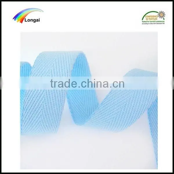 Shijiazhuang Longai Hotsale High-class Herringbone Polyester Garment Woven Webbing photo-5