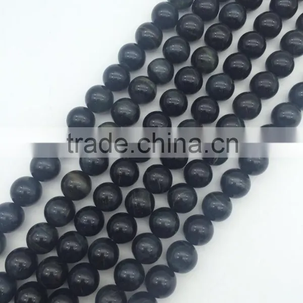 Wholesale Round Bead Gemstone Blue Tiger Eye Gem Stone