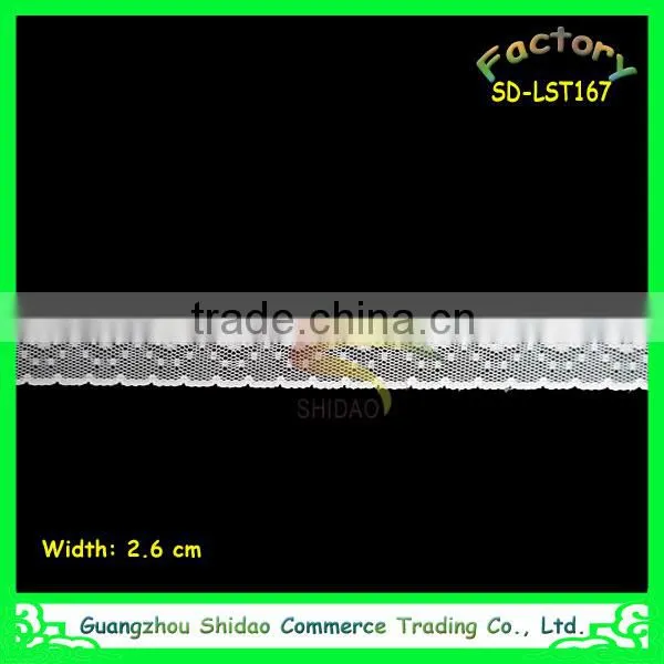 Wholesale Top Sale Lace Trim Nylon and Spandex Guipure Lace Trim photo-2