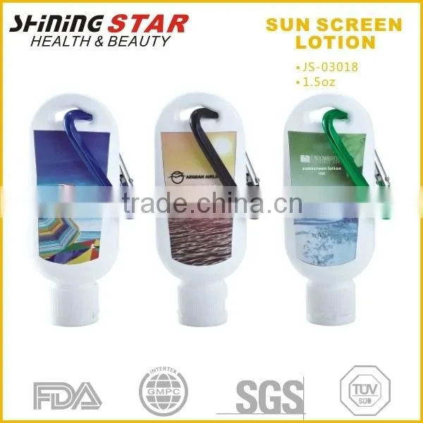 2015 New Design Sunscreen Lotion 1.6oz With Carabiner photo-2