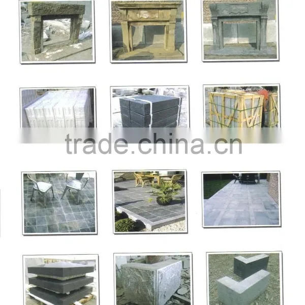 Sand-blasted Beige Culture Stone Limestone Tile photo-5