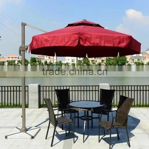 Outdoor Umbrella Wind Resist Standard Size Custom Printing Hexagonal Umbrella Patio Outdoor Umbrella photo-2