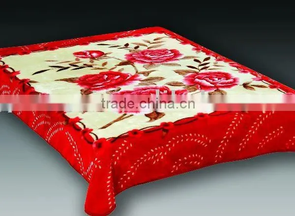 Polyester Printed 150*200cm Carved Blanket