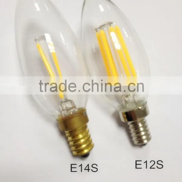 Dimmable C35 1W LED FILAMENT Candle Lights E12S 110V US photo-3