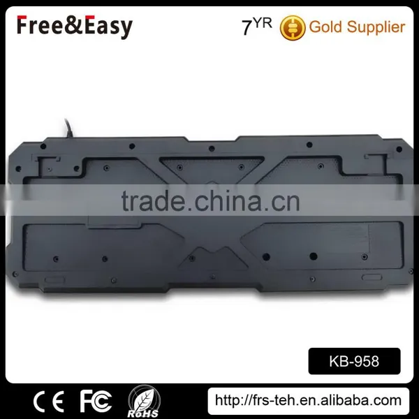 OEM Logo USB Wired 114 Multimedia Keyboard for PC photo-3