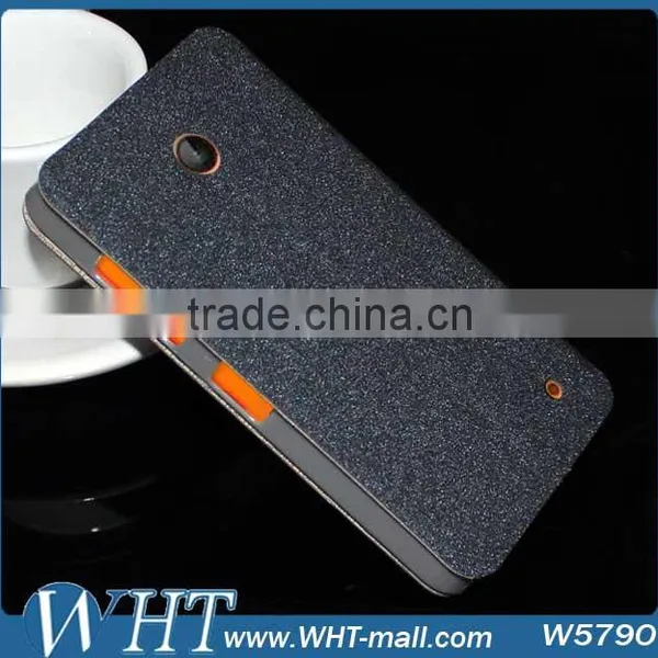 Luxury Flip Cover Case for Nokia Lumia 530, PU Leather for Nokia Lumia 530 Case With Window photo-5