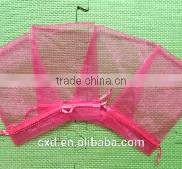Drawstring Sealing&Handle and Hot Stamping Surface Handling Customized Personalized Organza Bag Wholesale photo-3