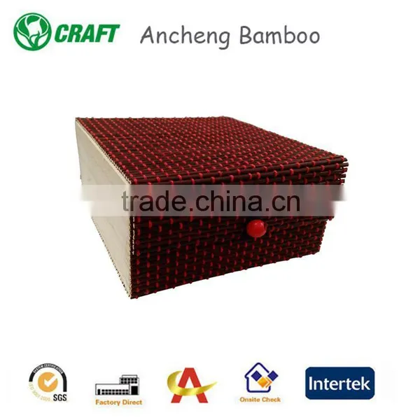 Low Price Exquisite Gift Bamboo Wood Box for Jewellery photo-3