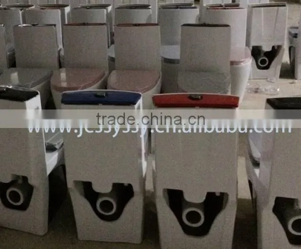 Ceramic Washdown One Piece Colorl Toilets Black photo-4