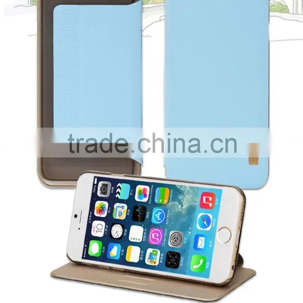 Breathable Phone Case Wholsale Mobile Leather Case For IPhone 6 photo-4