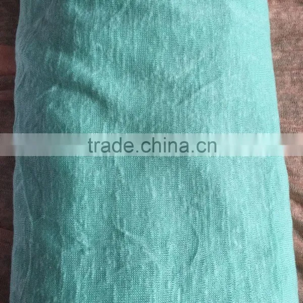 Shaoxing Knitting Manufacturer for Rayon Polyester Loose Jersey Fabric, Sweater Slub Light Thin Knit Fabric photo-4