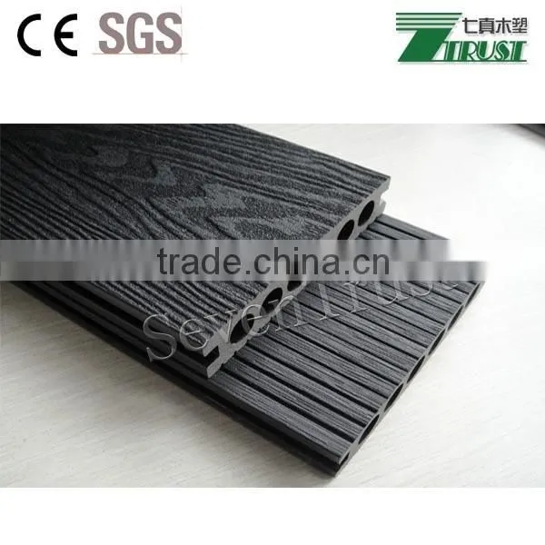 Uv-rresistant Outdoor Co-extrusion Wpc Decking/ Factory of Recycled Material Waterproof photo-3