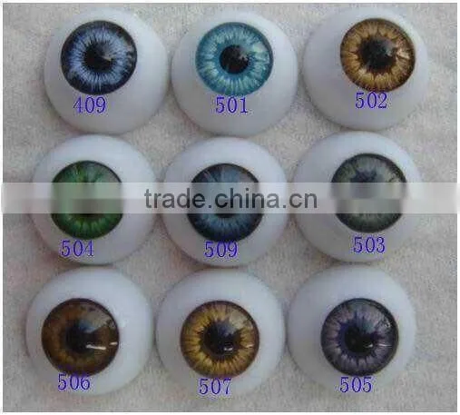 High Quality Colourful Plastic Eyes in Round Ball Half-round and Oval photo-2