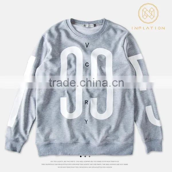 Basic Crew Neck Wholesale Polyester Hoodies with factory price