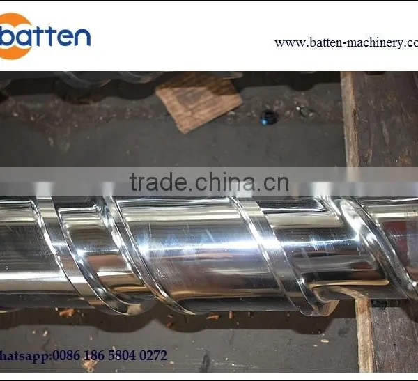 HDPE Underwater Pipe Bimetallic Extrusion Plastic Single Screw Barrel