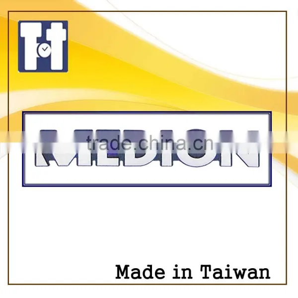 Saffron Car Aluminum Creative Metallic Epoxy Sticker photo-2