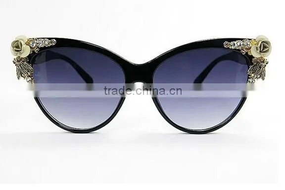 High Quality Vintage Retro Women's Butterfly Cat Eye Anti-UV Beach Sunglasses photo-3