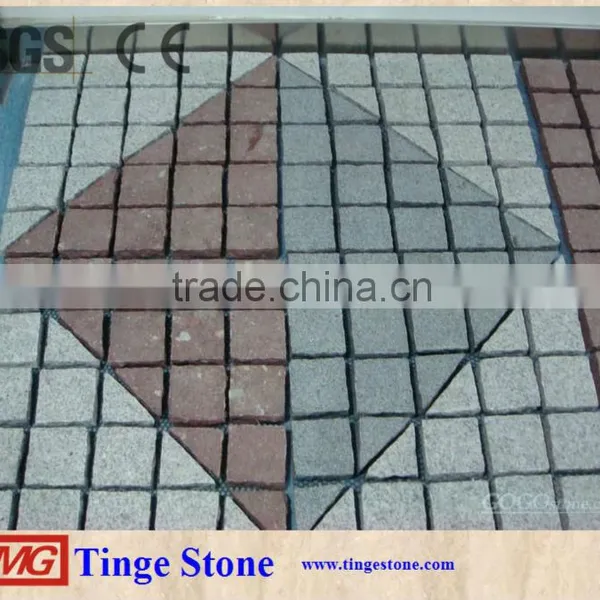 Granite Cubes Paving Stone Square Shape for Street