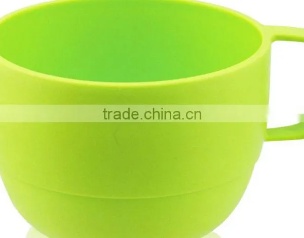 Candy Color Customized Lovely Promotional Plastic Milk Tooth Cup With Handle photo-4