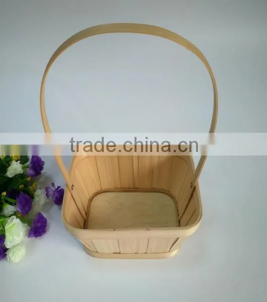 Bamboo Weaving Flower Hanging Basket photo-2