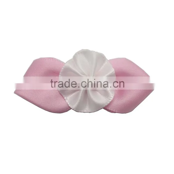 Hot Sale Colorful Bowknot Set Various Little Flower Handmade Ribbon Flower photo-4