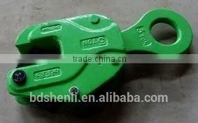 2T Capacity Vertical Lifting Steel Plate Clamp Orange Sheet Hook Jaw Lift photo-3
