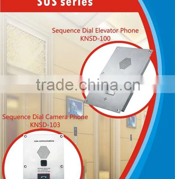KNTECH Emergency Telephone High Quality Elevator Door Phone Wireless Elevator Phones photo-3