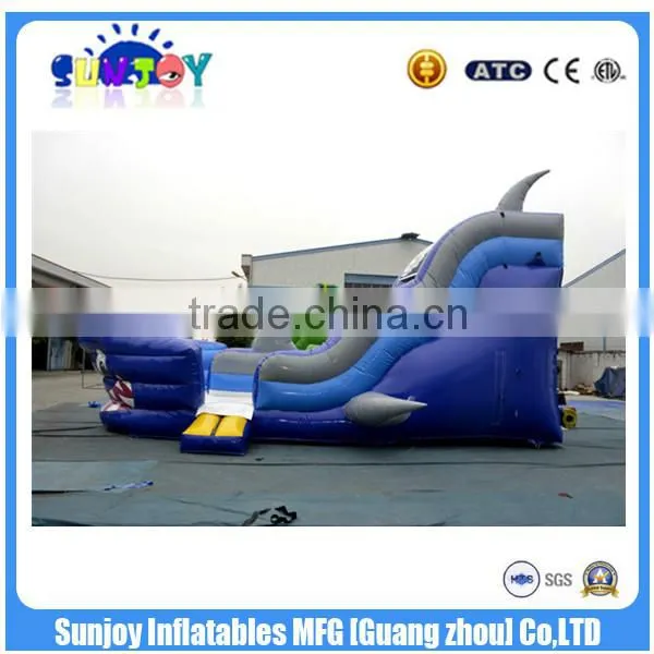 Commercial Inflatable Whale Ship Slide ,Double Lane Slide ,Bunk Bed With Slide For Kid photo-3